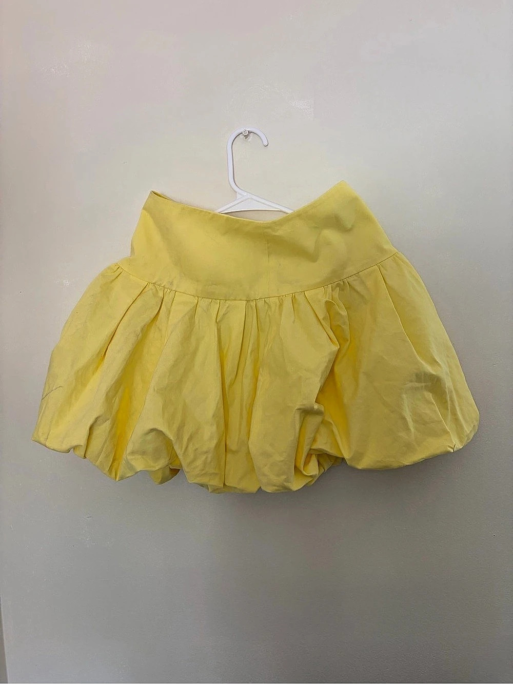 Yellow Bubble Circle Skirt Like New